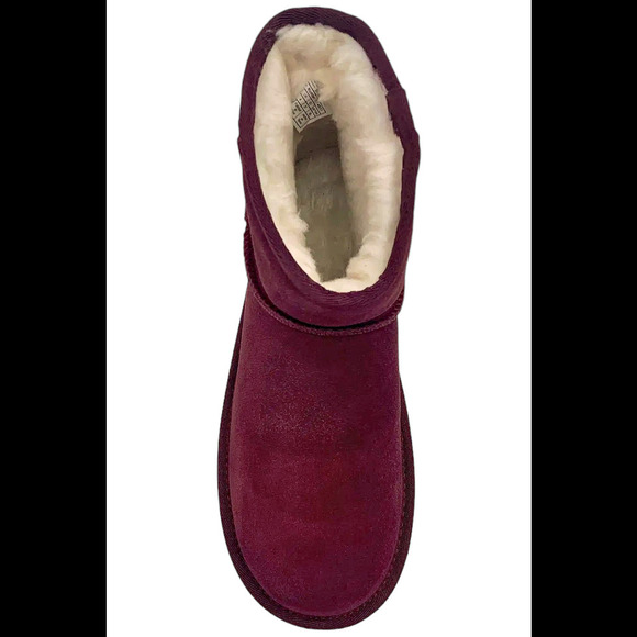 Koolaburra by UGG Women's Suede Mini Boots Koola Windsor Wine - Medium - Picture 2 of 3